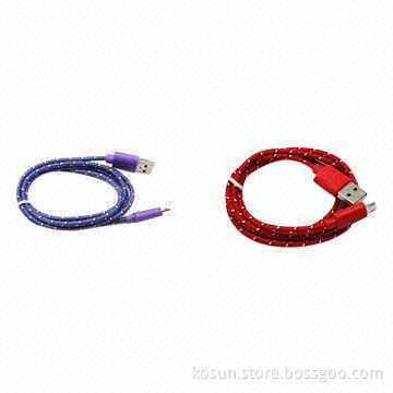 USB Data Cable with Various Colors